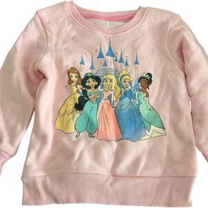 NWT Disney Princess Pastel Pink Kids Hoodie